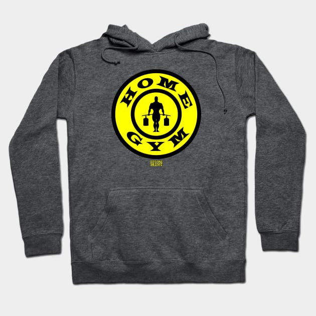 Home Gym Hoodie by Batang 90s Art